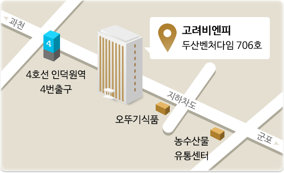 고려비엔피 - 두산벤처다임 706호